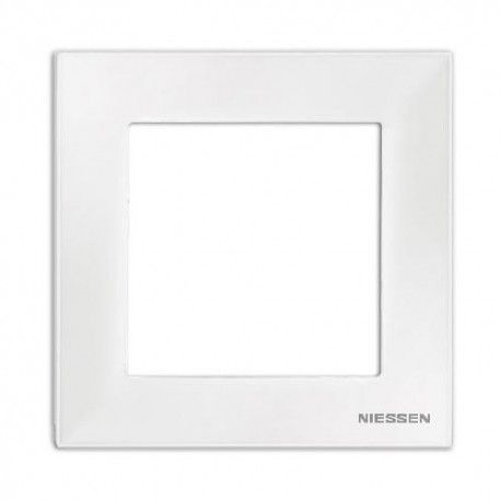 MARCO 1 ELEMENTO BLANCO PERFIL GRIS NIESSEN SKY 8571 BL