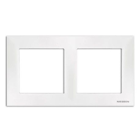 MARCO 2 ELEMENTOS BLANCO PERFIL BLANCO NIESSEN SKY 8572.1 BL