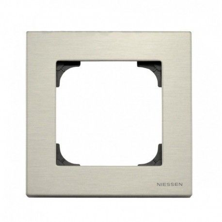 MARCO 1 ELEMENTO ACERO INOXIDABLE NIESSEN SKY 8571 AI
