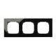 MARCO 3 ELEMENTOS CRISTAL NEGRO NIESSEN SKY 8573 CN