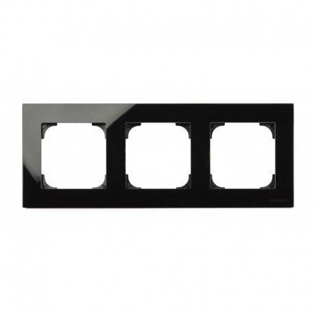 MARCO 3 ELEMENTOS CRISTAL NEGRO NIESSEN SKY 8573 CN