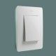 MARCO 1 ELEMENTO COLOR BLANCO BASE AGUA MARINA SIMON 82 DETAIL 8200610-202