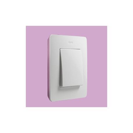 MARCO 1 ELEMENTO COLOR BLANCO BASE ROSA PASTEL SIMON 82 DETAIL 8200610-203
