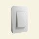 MARCO 1 ELEMENTO COLOR BLANCO BASE ALUMINIO SIMON 82 DETAIL 8200610-230