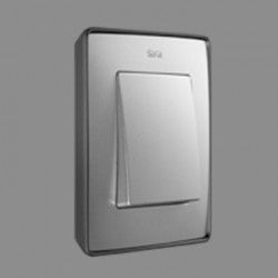 MARCO 1 ELEMENTO COLOR ALUMINIO BASE GRAFITO SIMON 82 DETAIL 8201610-293
