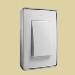 MARCO 1 ELEMENTO COLOR BLANCO METAL BASE ALUMINIO SIMON 82 DETAIL 8201610-243