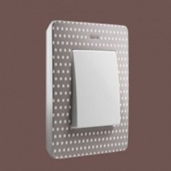 MARCO 1 ELEMENTO COLOR TOPOS GRIS BASE BLANCO SIMON 82 DETAIL 8200610-211