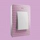 MARCO 1 ELEMENTO COLOR TOPOS ROSA BASE BLANCO SIMON 82 DETAIL 8200610-213