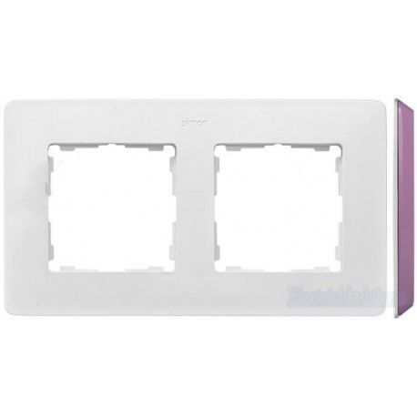 MARCO 2 ELEMENTOS COLOR BLANCO BASE ROSA PASTEL SIMON 82 DETAIL 8200620-203