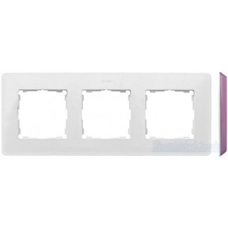 MARCO 3 ELEMENTOS COLOR BLANCO BASE ROSA PASTEL SIMON 82 DETAIL 8200630-203