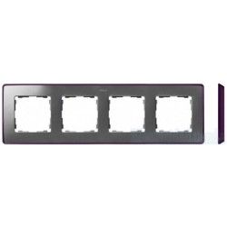 MARCO 4 ELEMENTOS COLOR ALUMINIO BASE MORADO SIMON 82 DETAIL 8201640-254