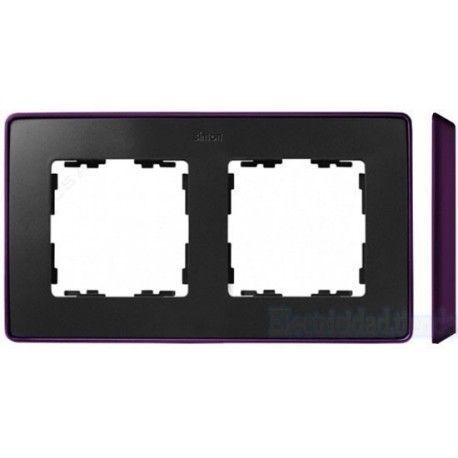 MARCO 2 ELEMENTOS COLOR GRAFITO BASE MORADO SIMON 82 DETAIL 8201620-251