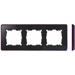 MARCO 3 ELEMENTOS COLOR GRAFITO BASE MORADO SIMON 82 DETAIL 8201630-251