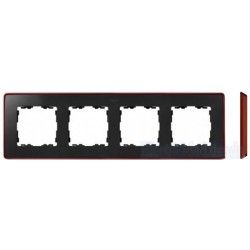 MARCO 4 ELEMENTOS COLOR GRAFITO BASE ROJO SIMON 82 DETAIL 8201640-252