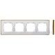 MARCO 4 ELEMENTOS COLOR BLANCO BASE ORO SIMON 82 DETAIL 8201640-245