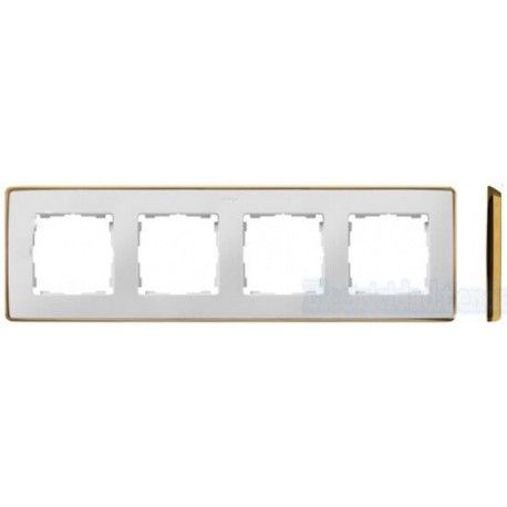 MARCO 4 ELEMENTOS COLOR BLANCO BASE ORO SIMON 82 DETAIL 8201640-245