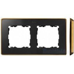 MARCO 2 ELEMENTOS COLOR GRAFITO BASE ORO SIMON 82 DETAIL 8201620-242
