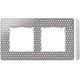 MARCO 2 ELEMENTOS COLOR TOPOS GRIS BASE BLANCO SIMON 82 DETAIL 8200620-211