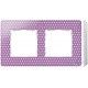 MARCO 2 ELEMENTOS COLOR TOPOS ROSA BASE BLANCO SIMON 82 DETAIL 8200620-213