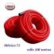 TUBO CORRUGADO ROJO PARA SEÑALIZACION METRICA 75 ROLLO 100 METROS AISCAN DRL-75
