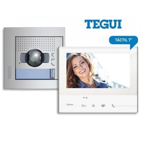 KIT VIDEO PORTERO COLOR 2 HILOS SWING-NEW SFERA 1 VIV. TEGUI 376126