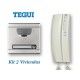 KIT DE PORTERO AUTOMATICO CONVENCIONAL 2 VIVIENDAS A2 + TELEFONILLOS SERIE 7 TEGUI 375012
