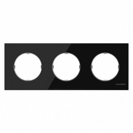 MARCO 3 ELEMENTOS CRISTAL NEGRO NIESSEN SKYMOON N8673CN