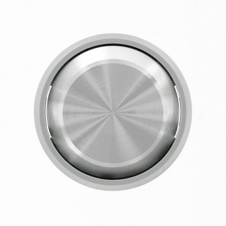 TECLA DE INTERRUPTOR Y CONMUTADOR CROMO NEGRO NIESSEN SKYMOON N8601CR