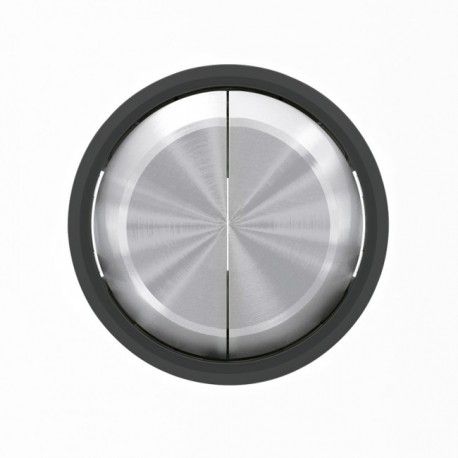 DOBLE TECLA CRISTAL NEGRO NIESSEN SKYMOON N8611CN