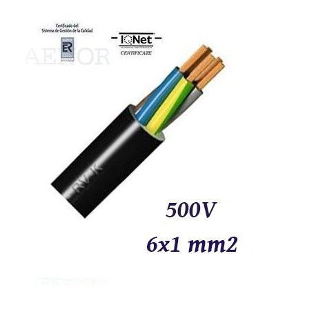 MANGUERA BLANCA 4X1MM2 H05VVF
