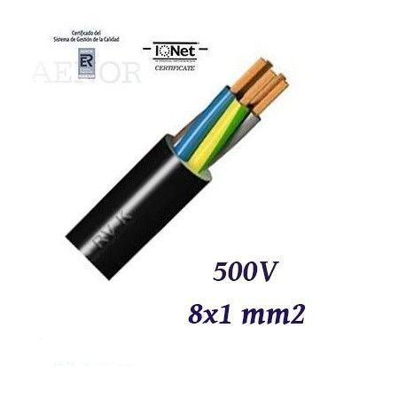 MANGUERA BLANCA 4X1MM2 H05VVF