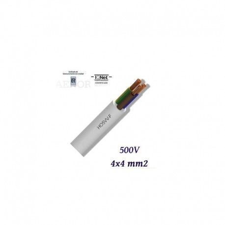 MANGUERA BLANCA 2X1MM2 H05VVF