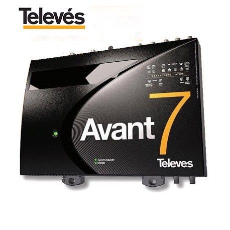 AMPLIFICADOR AVANT 7 PROGRAMABLE 7 ENTRADAS 2 SALIDAS TELEVES 532840