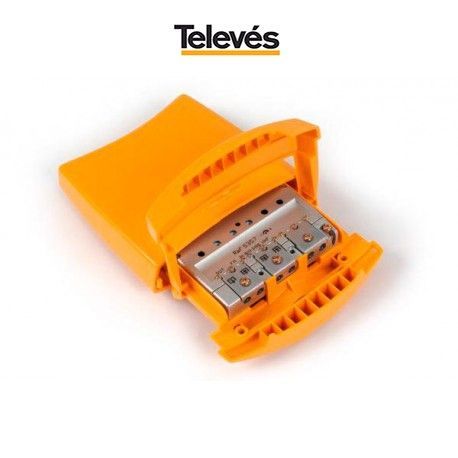 AMPLIFICADOR DE mástil 5 ENTRADAS 1 SALIDA MULTIBANDA 30-38DB TELEVES 5359