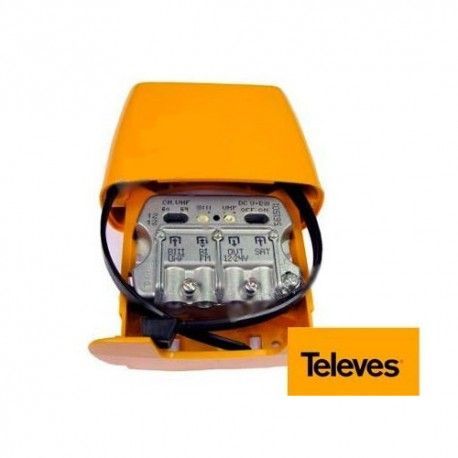 AMPLIFICADOR DE mástil NANOKOM 3 ENTRADAS 1 SALIDA BIII-UHF TELEVES 561501