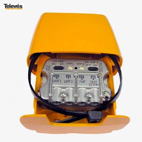 AMPLIFICADOR DE mástil NANOKOM 3 ENTRADAS 1 SALIDA EASYF UHF TELEVES 561701