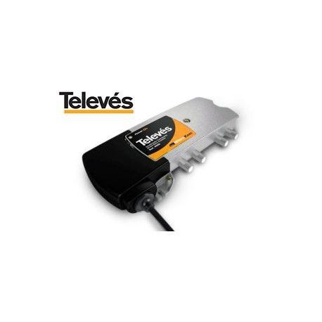 AMPLIFICADOR CON CANAL DE RETORNO FIJO G28/35DB MICROKOM TELEVES 534402