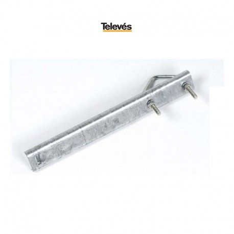 SOPORTE GARRA DE PARED EMPOTRABLE ANGULAR 500MM TELEVES 2406