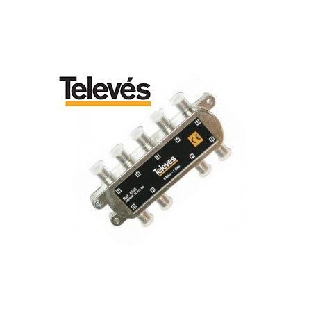 REPARTIDOR INTERIOR DE 8 DIRECCIONES 12DB 5/1000MHZ TELEVES 4533