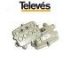 DERIVADOR PARA EXTERIOR 2 SALIDAS 17DB Y 5/8 EN PASO 5/1000MHZ TELEVES 4605