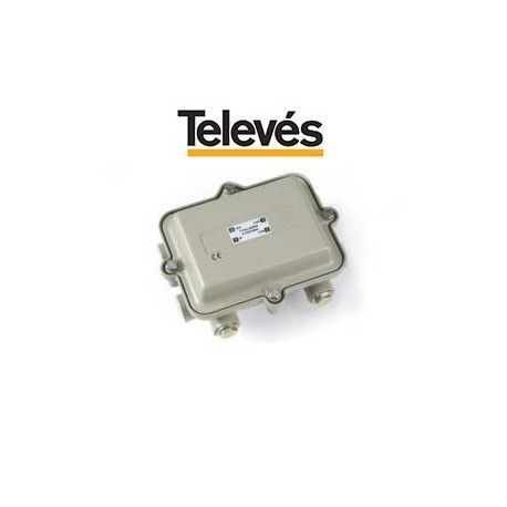 REPARTIDOR DE EXTERIOR COFRE ESTANCO 3 DIRECCIONES SCATV TELEVES 4623