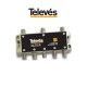 DERIVADOR INTERIOR 6 DIRECCIONES 24DB TIPO B CONECTORES F TELEVES 5137