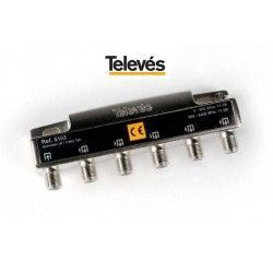 REPARTIDOR 5 SALIDAS 10/12DB 5/2400MHZ TELEVES 5153