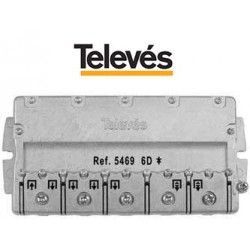 REPARTIDOR 6 DIRECCIONES 15DB + PAU EASYF TELEVES 5469