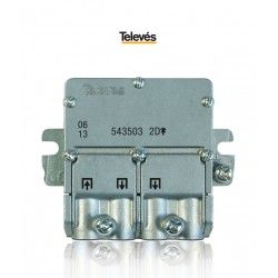 REPARTIDOR MINI 2 DIRECCIONES 4,5/4DB EASYF TELEVES 543503