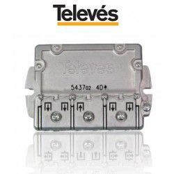 REPARTIDOR INTERIOR 4 DIRECCIONES 9/7,5DB EASYF TELEVES 543702