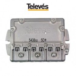 REPARTIDOR INTERIOR 5 DIRECCIONES 10/9,5DB EASYF TELEVES 543802