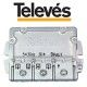 REPARTIDOR INTERIOR 3 DIRECCIONES 9/8DB + PAU EASYF TELEVES 543902