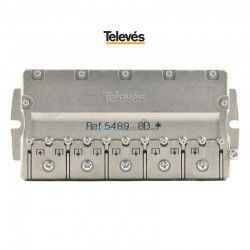 REPARTIDOR 8 DIRECCIONES 14/16DB + PAU EASYF TELEVES 5489