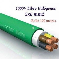 MANGUERA RZ1-K 5X6 MM2 LIBRE HALOGENOS 1000V